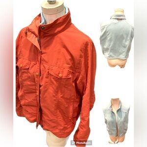 L.L. Bean Jacket with wearable vest Large Petite NWOT